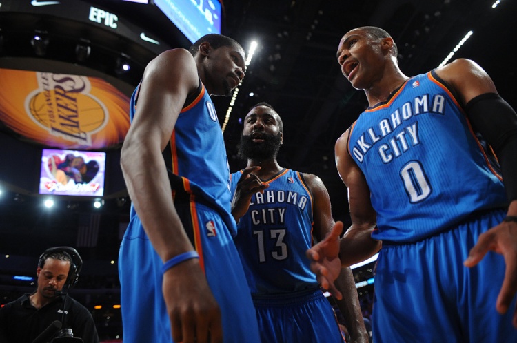  雷霆三少得分全部進(jìn)入歷史前20！他們是NBA歷史最大的如果嗎？